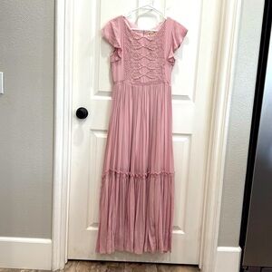 Girls Joyfolie blush dress size 12.